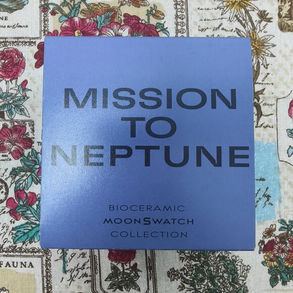 🎊NWT🎊Swatch X Omega MoonSwatch Mission To The Neptune Watch - Picture 5 of 5